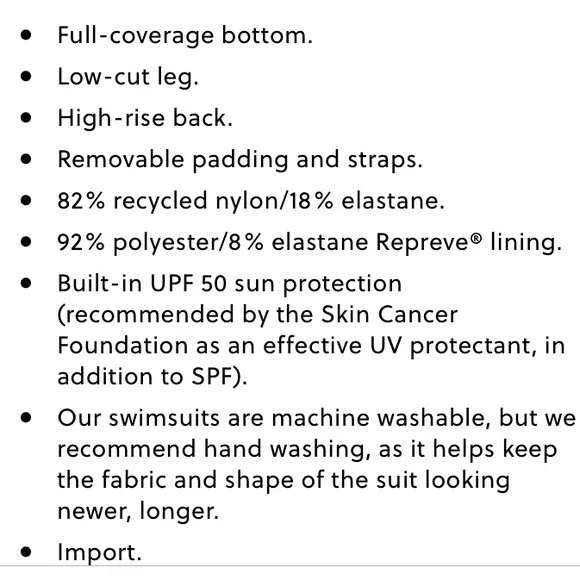 J Crew Navy Blue Strapless Bandeau 1 Piece Swim Bathing Suit 12 NEW - Picture 7 of 9